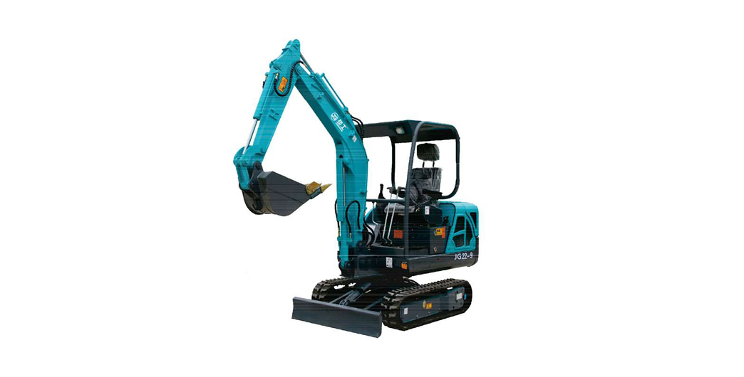 hot sale JingGong household 2 ton small rubber track excavator with imported hydraulic system