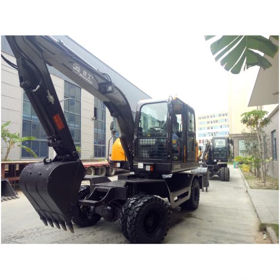 Jing Gong 85S hydraulic wheel excavator