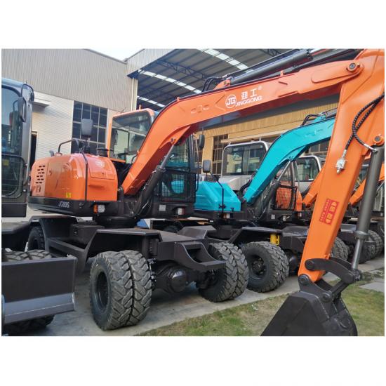 Jing Gong 85S hydraulic wheel excavator