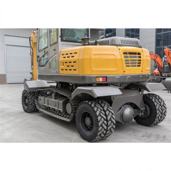 Jing Gong 100ZL 9.4 ton wheeled and crawler integrated excavator