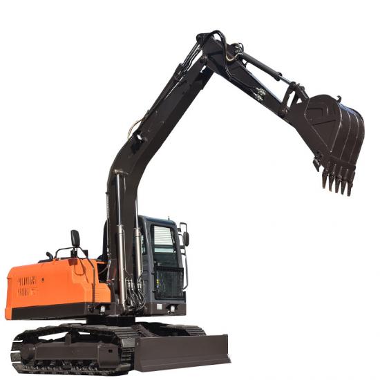 Jing Gong 100L 8.8 ton crawler mounted excavator with backhoe