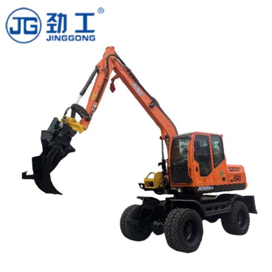 Scrap With Grab excavator