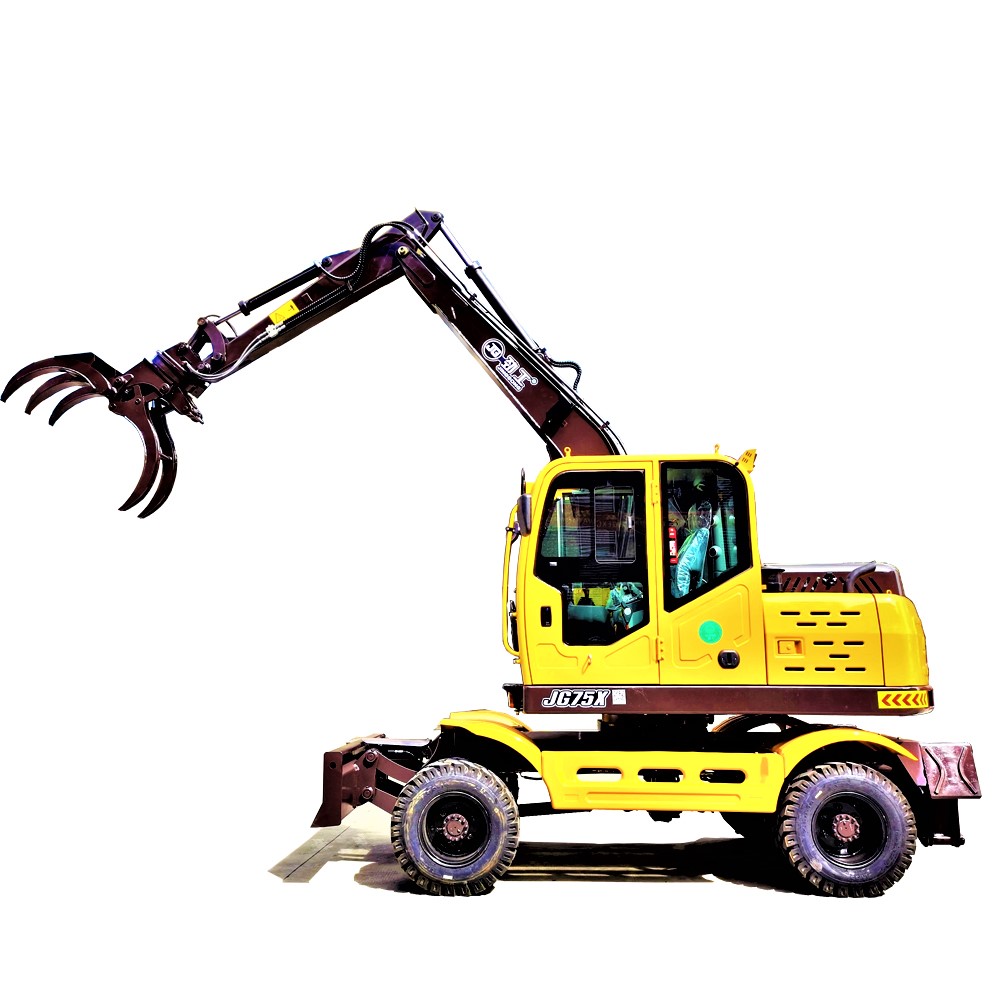 Excavadora Con Grapa